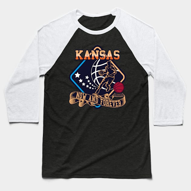 KANSAS FOREVER | 2 SIDED Baseball T-Shirt by VISUALUV